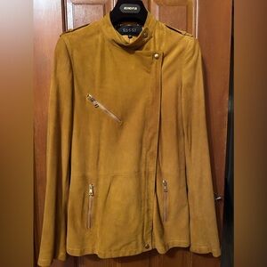NEW Authentic GUCCI Orange-Brown SUEDE Belted Jacket EUR-...